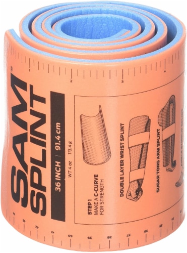 Sam Rolled Splint 36', Orange/Blue Perspective: front