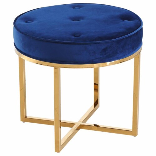Gold accent stool deals
