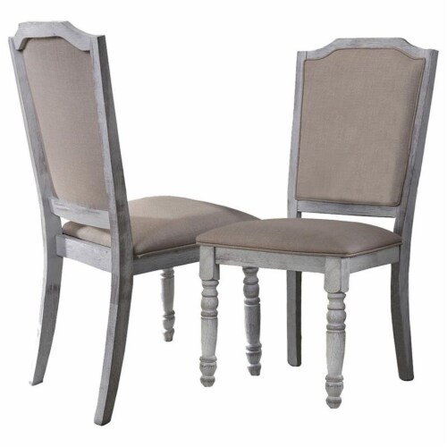 Farmhouse fabric clearance dining chairs