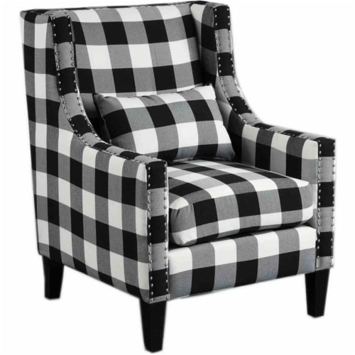 Best Master Furniture Glenn 20 Transitional Fabric Arm Chair in