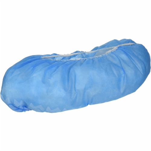 Surface Shields Cloth Shoe Cover Blue Waterproof 10 pk Smith s Food and Drug