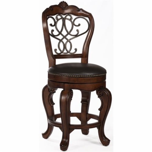 Burrell swivel shop counter stool