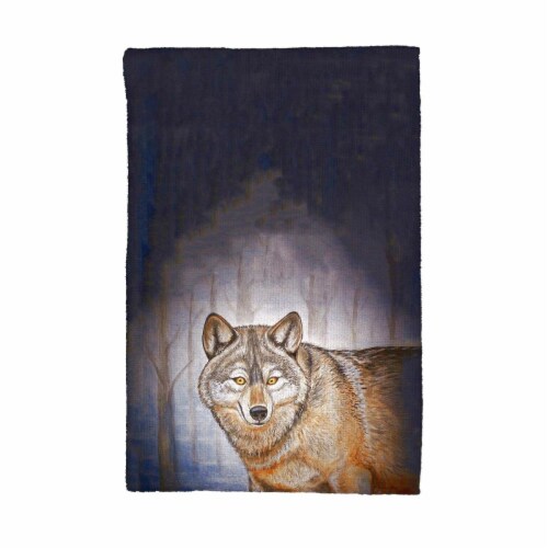 Betsy Drake KT315 Wolf Kitchen Towel Perspective: front