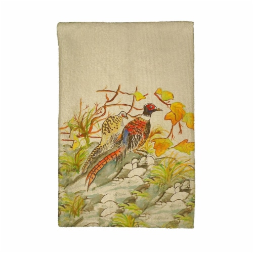 Betsy Drake KT700 Pheasant Kitchen Towel Perspective: front