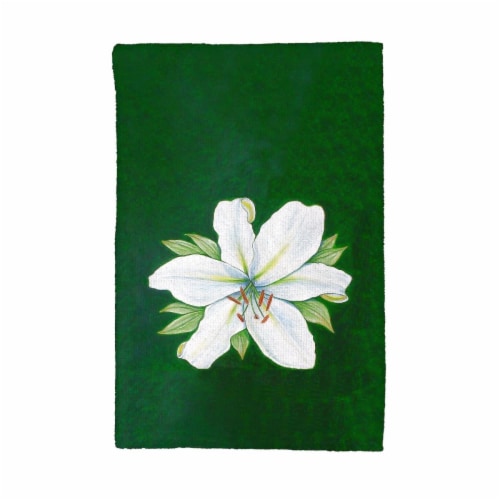Betsy Drake KT704 Casablana Lily Kitchen Towel Perspective: front
