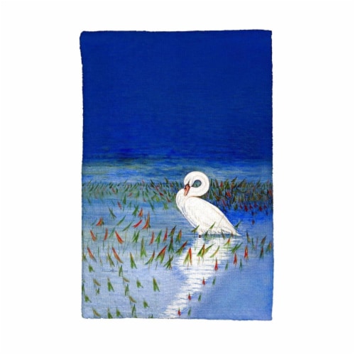 Betsy Drake KT777 Mute Swan Kitchen Towel Perspective: front