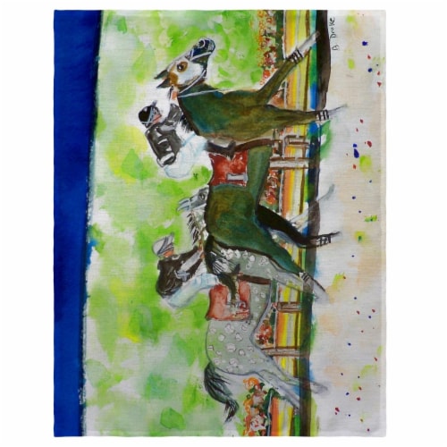 Betsy Drake PM142 14 x 18 in. Close Race Place Mat - Set of 4 Perspective: front