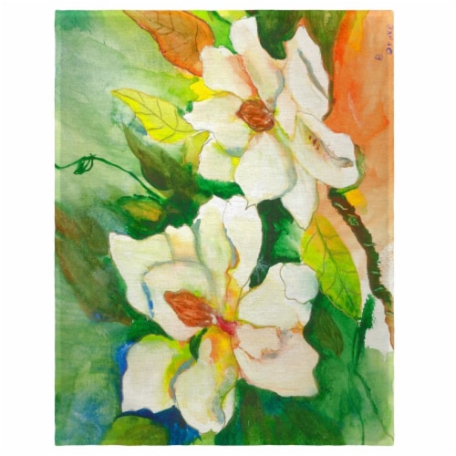 Betsy Drake PM251 14 x 18 in. Magnolias Place Mat - Set of 4 Perspective: front