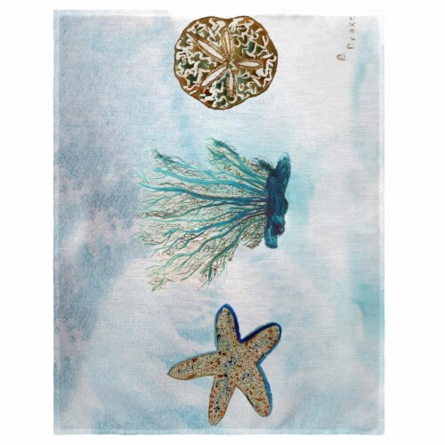Betsy Drake PM703 14 x 18 in. Sea Life Place Mat - Set of 4 Perspective: front