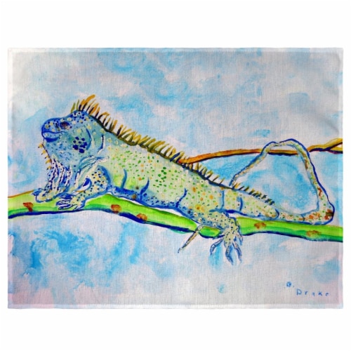 Betsy Drake PM770 14 x 18 in. Iguana Place Mat - Set of 4 Perspective: front