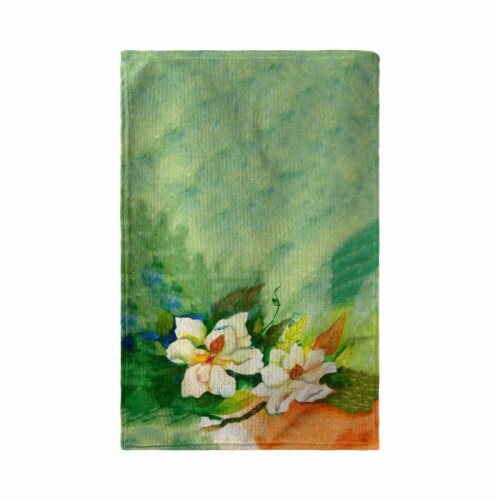 Betsy Drake KT251 Magnolias Kitchen Towel Perspective: front
