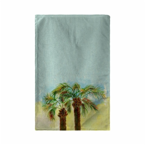 Betsy Drake KT385 Palms Kitchen Towel Perspective: front