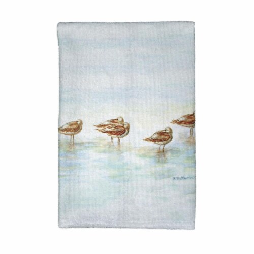 Betsy Drake KT024 Avocets Kitchen Towel Perspective: front