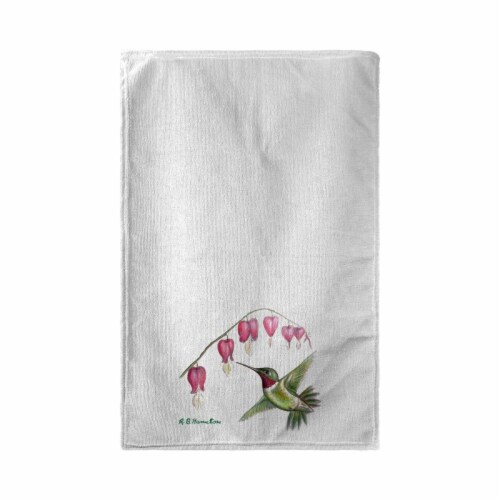 Betsy Drake KT030 Hummingbird Kitchen Towel Perspective: front