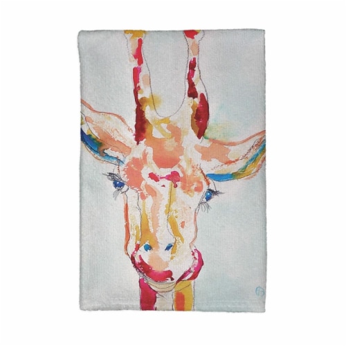 Betsy Drake KT048 Giraffe Kitchen Towel Perspective: front