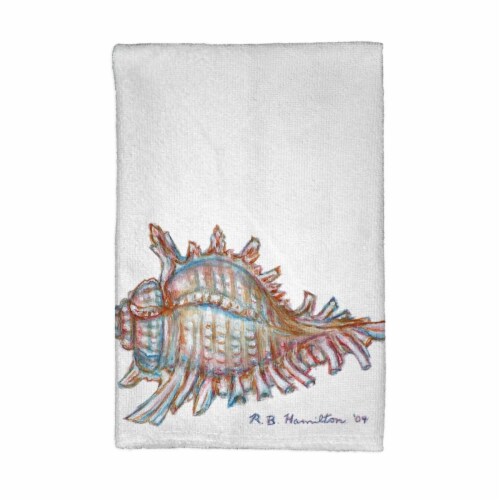 Betsy Drake KT094 Conch Kitchen Towel Perspective: front