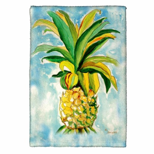 Betsy Drake KT400 Pineapple Kitchen Towel Perspective: front