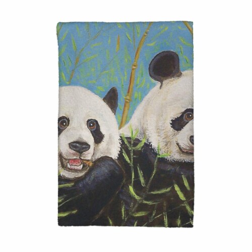 Betsy Drake KT927 Pandas Kitchen Towel Perspective: front