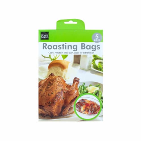 Kole Imports HX454-24 15 x 9.75 in. Roasting Bags, 5 Piece - Pack of 24 Perspective: front