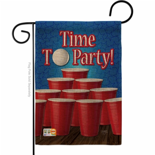 Fred Meyer Breeze Decor Bv G Ip Db D Us14 13 X 18 5 In Time To Party Burlap Happy Hour D 1