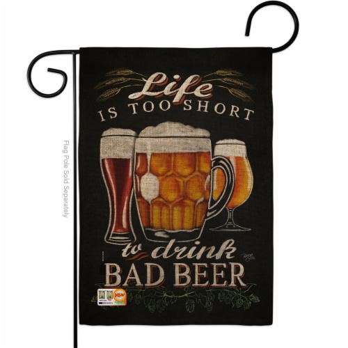 Breeze Decor Bv G Ip Db D Us18 Wa 13 X 18 5 In Drink Bad Beer Burlap Happy Hour 1 Fred Meyer