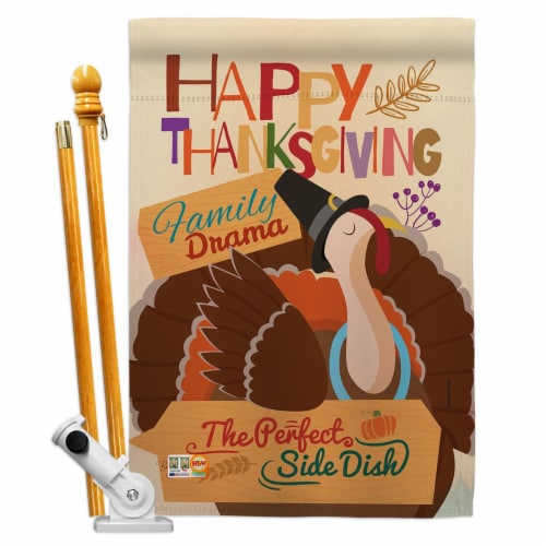 Breeze Decor BD-TG-HS-113058-IP-BO-D-US16-BD 28 x 40 in. Perfect Side Dish Fall Thanksgiving Perspective: front