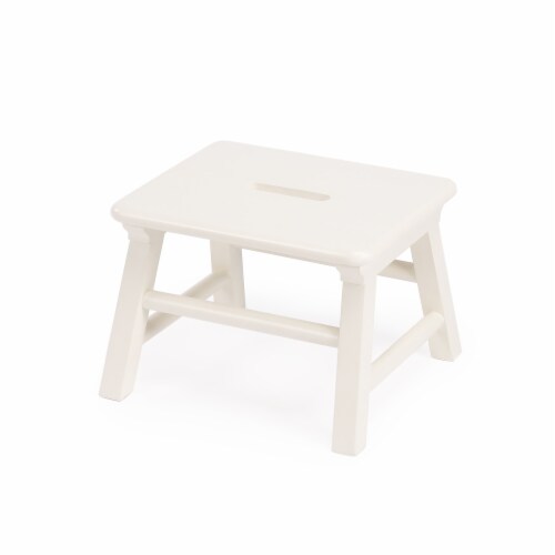 Butler Specialty Company, Melrose Step Stool, White Perspective: front