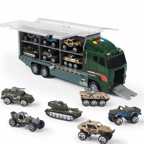 10 in 1 Diecast Military Vehicle Carrier Truck 1 Ralphs