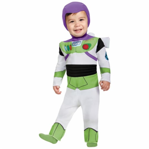 Buzz Light Year Deluxe Infant Costume, Size 12-18 Perspective: front