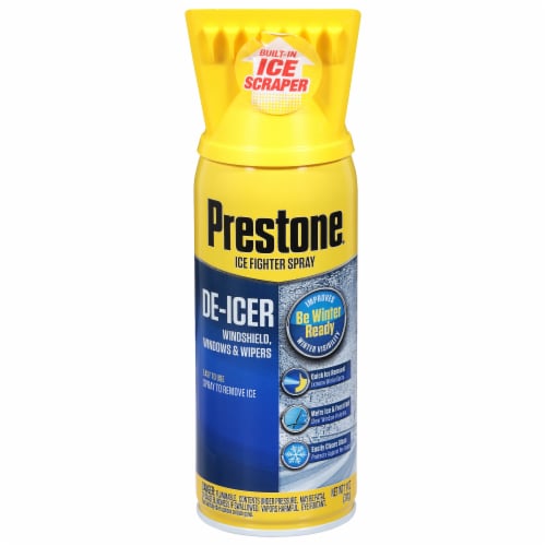 Prestone® Windshield Spray De-Icer With Scraper Perspective: front