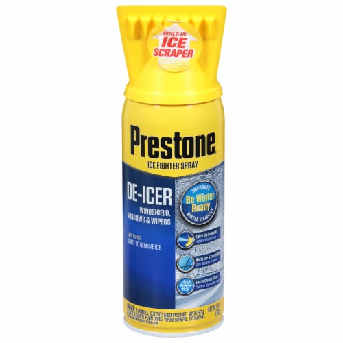 Prestone® Windshield Spray De-Icer With Scraper, 11 fl oz - Dillons Food  Stores