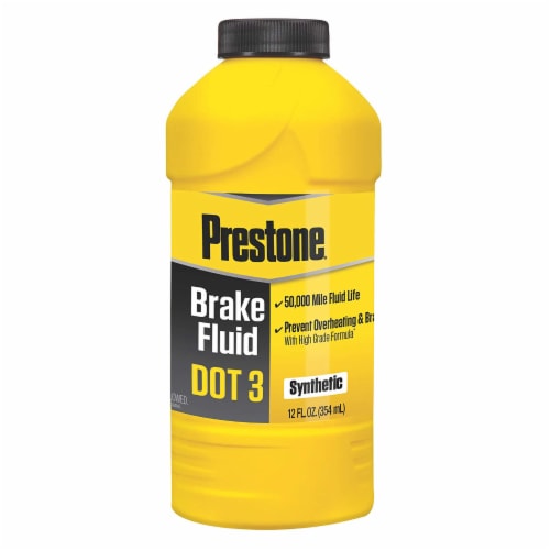 Prestone DOT High Temperature Synthetic Brake Fluid Perspective: front