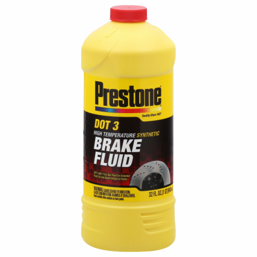 Prestone Synthetic Brake Fluid Perspective: front