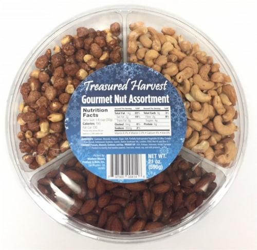 Treasured Harvest Gourmet Nut Assortment Perspective: front