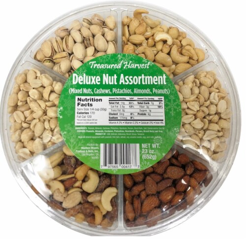 Treasured Harvest Deluxe Nut Assortment Perspective: front