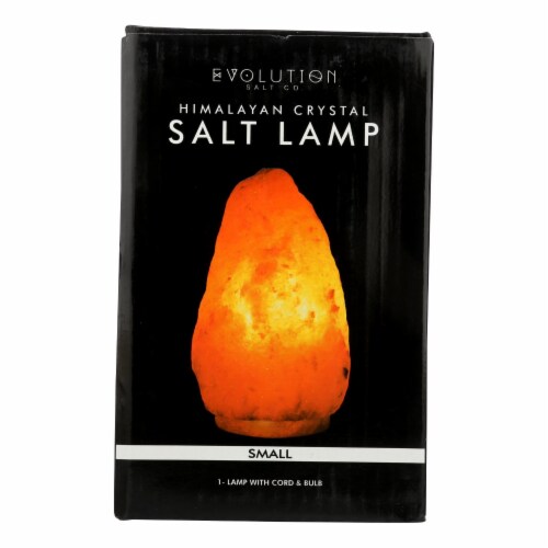 Evolution Salt Co. Himalayan Crystal Salt Lamp Perspective: front