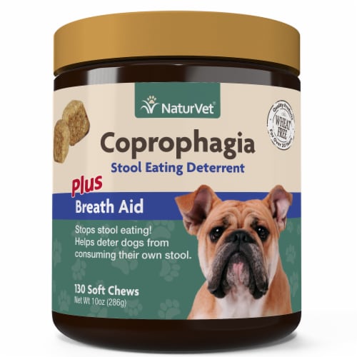 NaturVet Coprophagia Stool Eating Deterrent Soft Chews Perspective: front