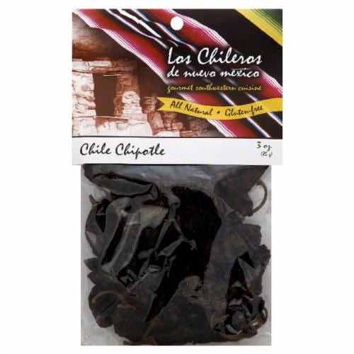 Los Chileros Whole Dried Chipotle Chiles Perspective: front