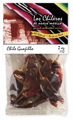 Los Chileros Whole Dried Guajillo Chiles Perspective: front