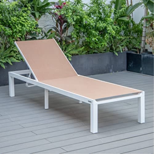 Aluminum frame outlet chaise lounge