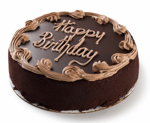 David's Cookies Chocolate Fudge Birthday Cake - 7 Perspective: front
