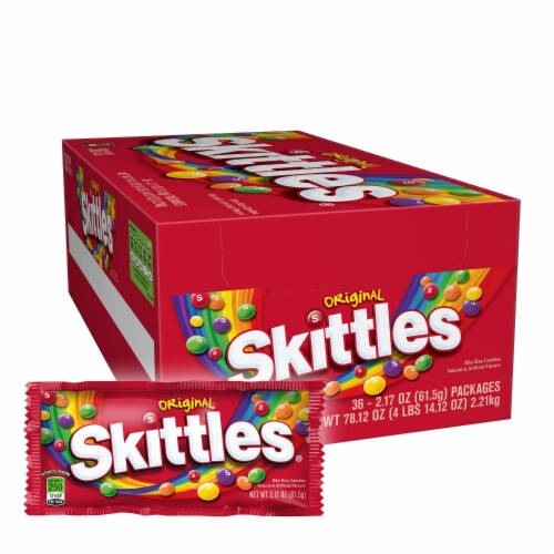 Skittles Candy Packs Original 36CT Box 1 Food 4 Less