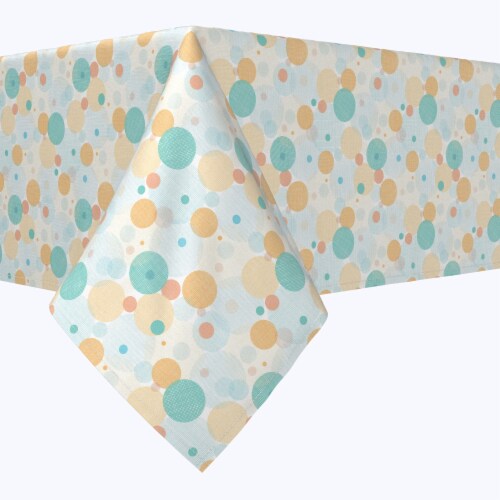 Square Tablecloth, 100% Polyester, 70x70 , Colorful Spots, 70 x 70 - Kroger
