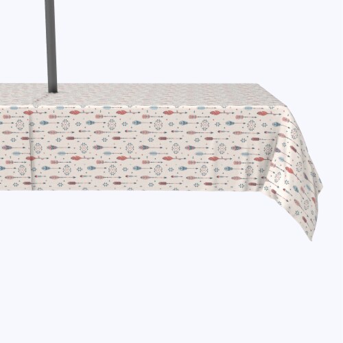 Water Repellent, Outdoor, 100% Polyester, 60x104 , Ethnic Arrows Perspective: front