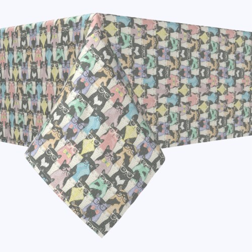 Square Tablecloth, 100% Polyester, 54x54 , Smarty Cats, 54 x 54 - Kroger