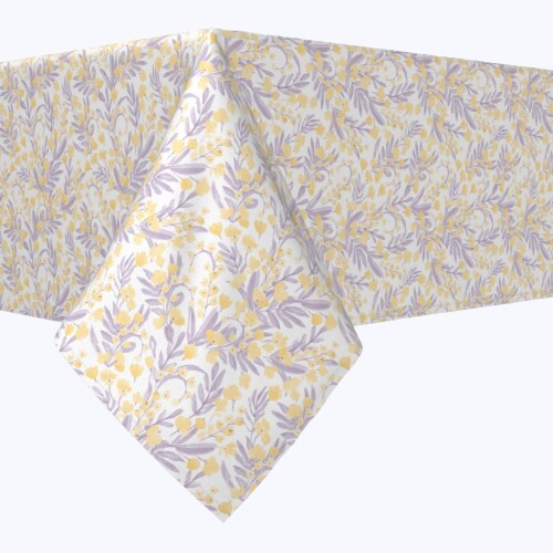 Square Tablecloth, 100% Polyester, 60x60 , Violet Floral, 60 x 60 - Ralphs