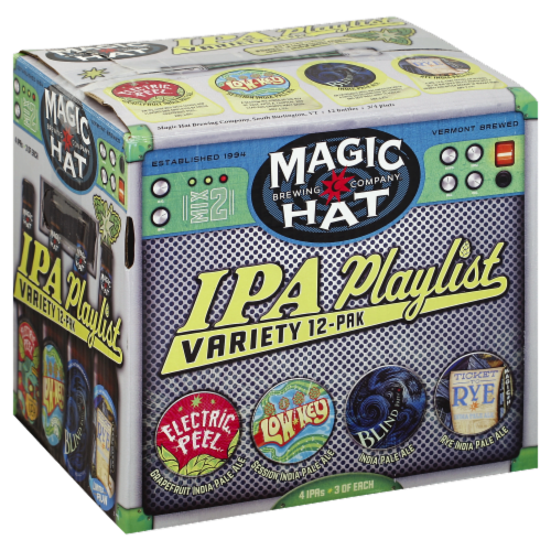 Magic Hat IPA Playlist Variety Pack Perspective: front
