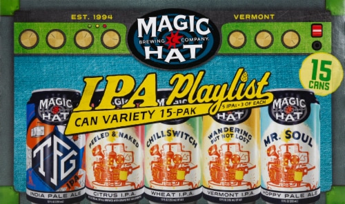 Magic Hat IPA Playlist Variety Pack Perspective: front