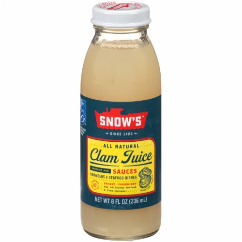 Snow's Clam Juice Perspective: front
