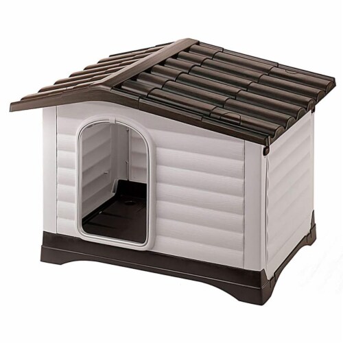 Dog kennel with porch clearance
